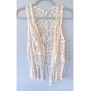 Arizona Crochet Fringe vest